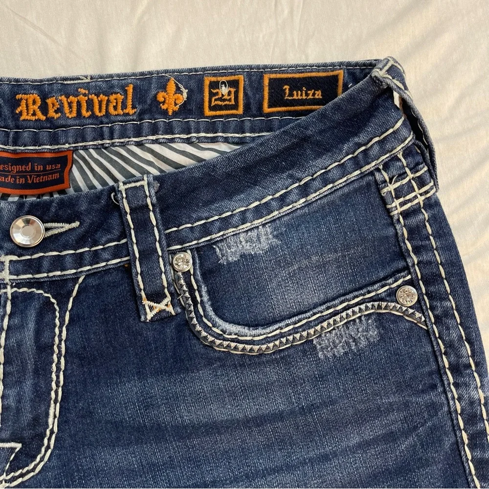 Rock Revival Women's Dark Blue Boot Cut Jeans